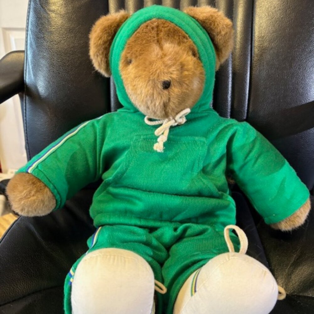 Albert the Running Bear Vinatge stuffed bear 20" Long